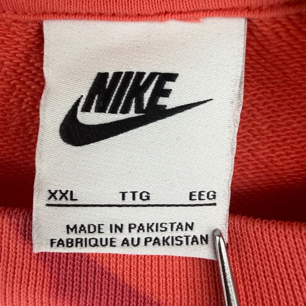 Nike Sportswear Phys Enlightenment Crewneck Sweatshirt Orange Red 2XL DO6192-814
